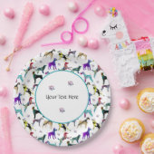 Honden en poten papieren bordje (Feest)