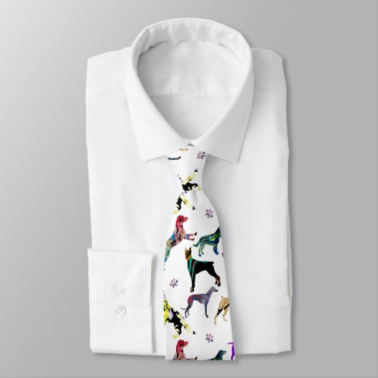 Honden en poten stropdas (Gebonden)
