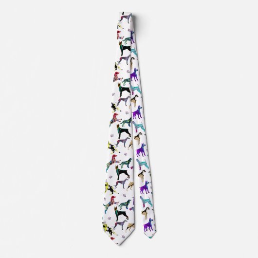 Honden en poten stropdas (Voorkant)
