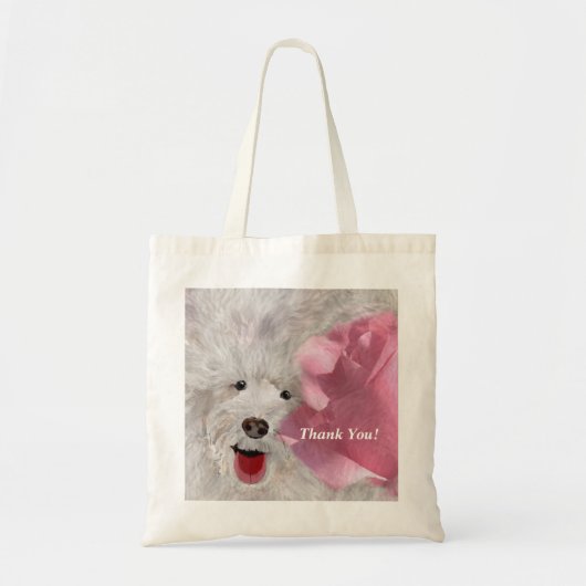 Honden en Rozen Tote Bag (Voorkant)