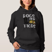 Honden en tacos affenpinscher Mexicaans voedsel Hoodie (Voorkant)