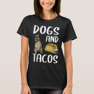 Honden En Tacos Bergamasco Schapen hond Mexicaans T-shirt