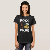 Honden en tacos Irish Setter Mexican Food T-shirt (Voorkant volledig)