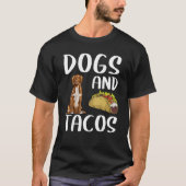 Honden en tacos Nova Scotia Duck Tolling Retriever T-shirt (Voorkant)