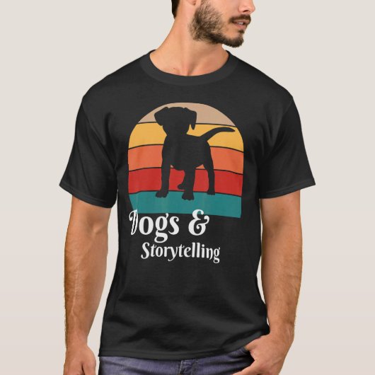 Honden en winkelvertellers t-shirt (Voorkant)