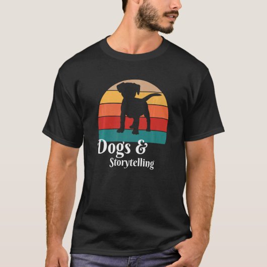 Honden en winkelvertellers t-shirt (Voorkant)