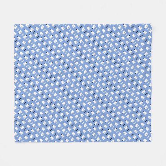 Honden Fleece Deken (Voorkant (Horizontaal))