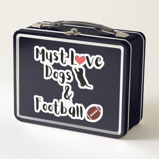 Honden & Football Lunch Box (Voorkant)