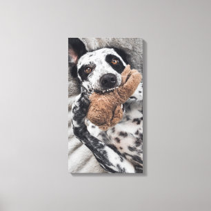 Honden Foto Huisdier Portret Canvas Afdruk