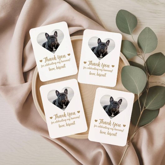 Honden Foto Huwelijksgeschenk Speelkaarten