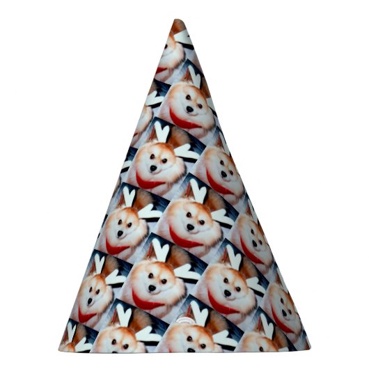 Honden Foto Verjaardag Custom Feesthoedjes (Rechts)