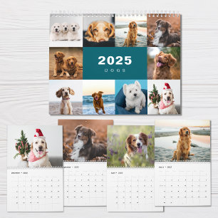 Honden Fotocollage Moderne 2025 Kalender