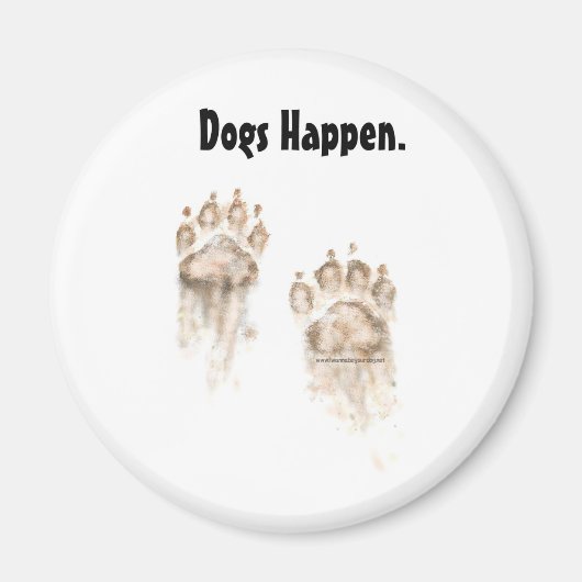 Honden gebeuren magneet (Voorkant)