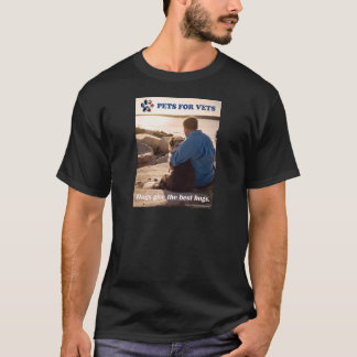 Honden geven de beste knuffels. t-shirt