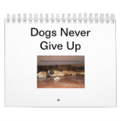 Honden geven nooit de kalender van het boek op (Hoes)