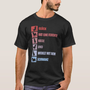 Honden Gezegde in het Duits Over Vier Legged Vrien T-shirt