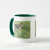 honden, gezelschapsdieren, dieren, mokken, postzeg mok (Voorkant links)