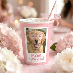 Honden Gezicht Vrijgezellen Bekers Leuk Zachte Roz