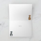 Honden glimlachen kaart (Binnen)