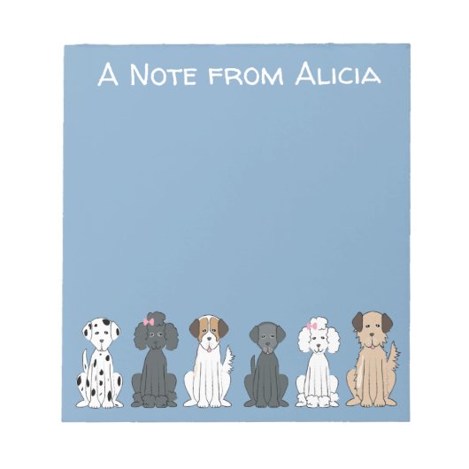 Honden glimlachen notitieblok (Voorkant)
