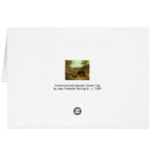 Honden, Greyhound en Spaniel, Doctor Fop by Herrin (Achterkant Horizontaal)