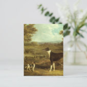 Honden, Greyhound en Spaniel, Doctor Fop by Herrin Briefkaart (Staand voorkant)