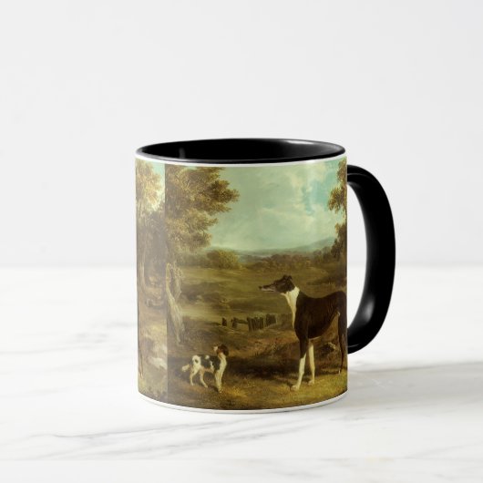 Honden, Greyhound en Spaniel, Doctor Fop by Herrin Mok (Voorkant rechts)