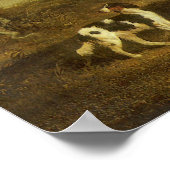 Honden, Greyhound en Spaniel, Doctor Fop by Herrin Poster (Hoek)