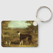 Honden, Greyhound en Spaniel, Doctor Fop by Herrin Sleutelhanger (Voorkant)