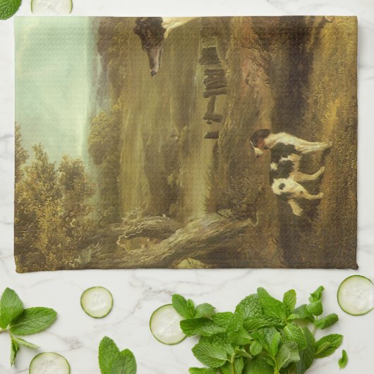 Honden, Greyhound en Spaniel, Doctor Fop by Herrin Theedoek (Gevouwen)