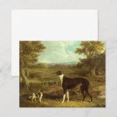 Honden, Greyhound en Spaniel, Dokter Fop door Herr (Voorkant / Achterkant)