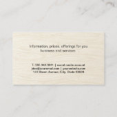 Honden | Haarspray | Scharen | Trimmer Visitekaartje (Achterkant)