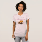 Honden hebben eigenaars, pugs hebben personeel II T-shirt (Voorkant volledig)