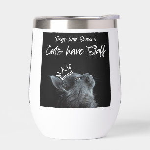 Honden hebben eigenaren, katten hebben personeel