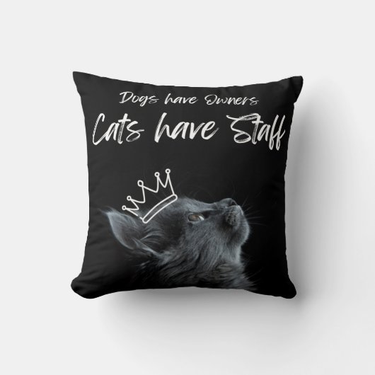Honden hebben eigenaren, katten hebben personeel kussen (Voorkant)