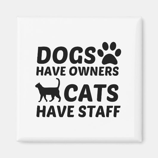 HONDEN HEBBEN EIGENARENCATEGORIEËN PERSONEEL MAGNEET (Voorkant)