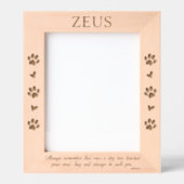 Honden hebben je ziel aangeraakt 8x10 Pet Gegraveerde Lijstjes (Voorkant)