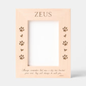 Honden hebben je ziel aangeraakt Pet natural Gegraveerde Lijstjes (Voorkant)