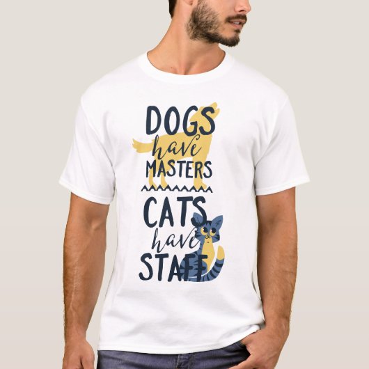 Honden hebben masters die een T-shirt hebben (Voorkant)