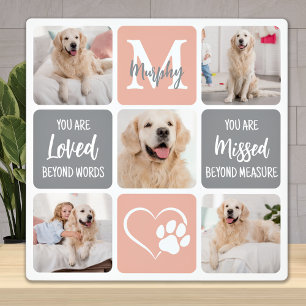 Honden Herdenking Huisdier Verlies Cadeau Moderne  Fotoplaat