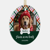 Honden Herdenkingsfoto Ornament (Rechts)