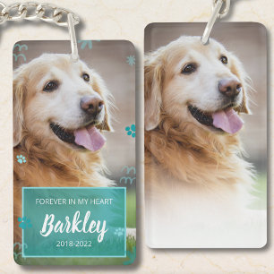 Honden Herdenkingsfoto Sleutelhanger   Aandenken a