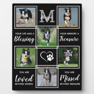 Honden Herdenkingsgeschenk - Verlies van huisdier  Fotoplaat