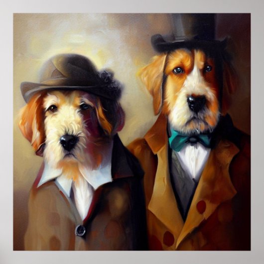 Honden Holmes en Watson Poster (Voorkant)