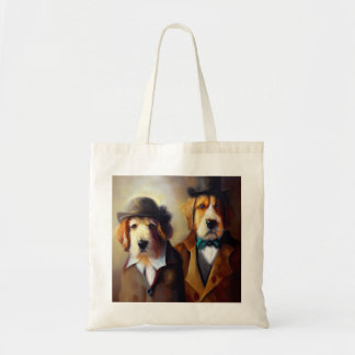 Honden Holmes en Watson Tote Bag