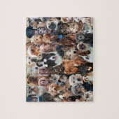 Honden, honden en meer Dogs Collage Legpuzzel (Verticaal)