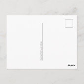 Honden Hoofd van Julie de Graag  houtsnipkunst Briefkaart (Achterkant)