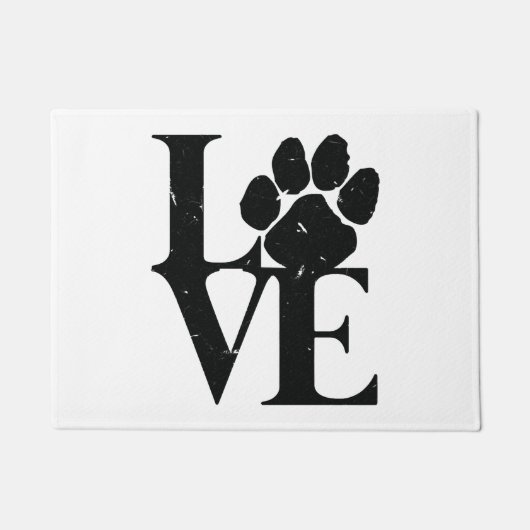 Honden houden van honden deurmat (Voorkant)