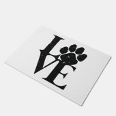 Honden houden van honden deurmat (Schuin)