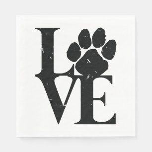 Honden houden van honden servet